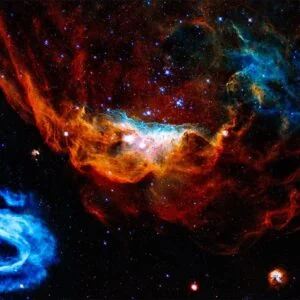 Space Art - Mother and Child - Aluminium HD print