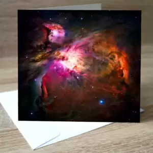 Space Art Greeting Card - Orion Nebula