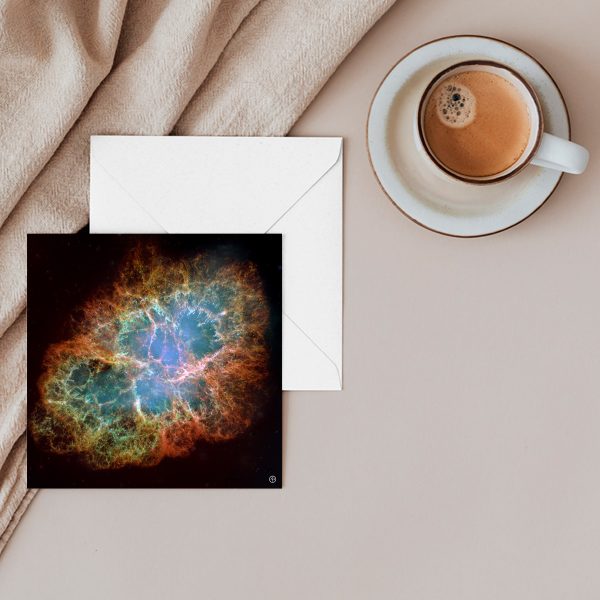Space Art Greeting Card - The Crab - Image 2