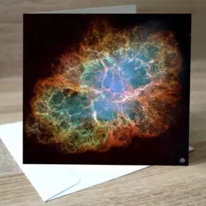 Space Art Greeting Card - The Crab