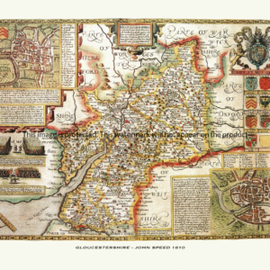 Old map of Gloucestershire
