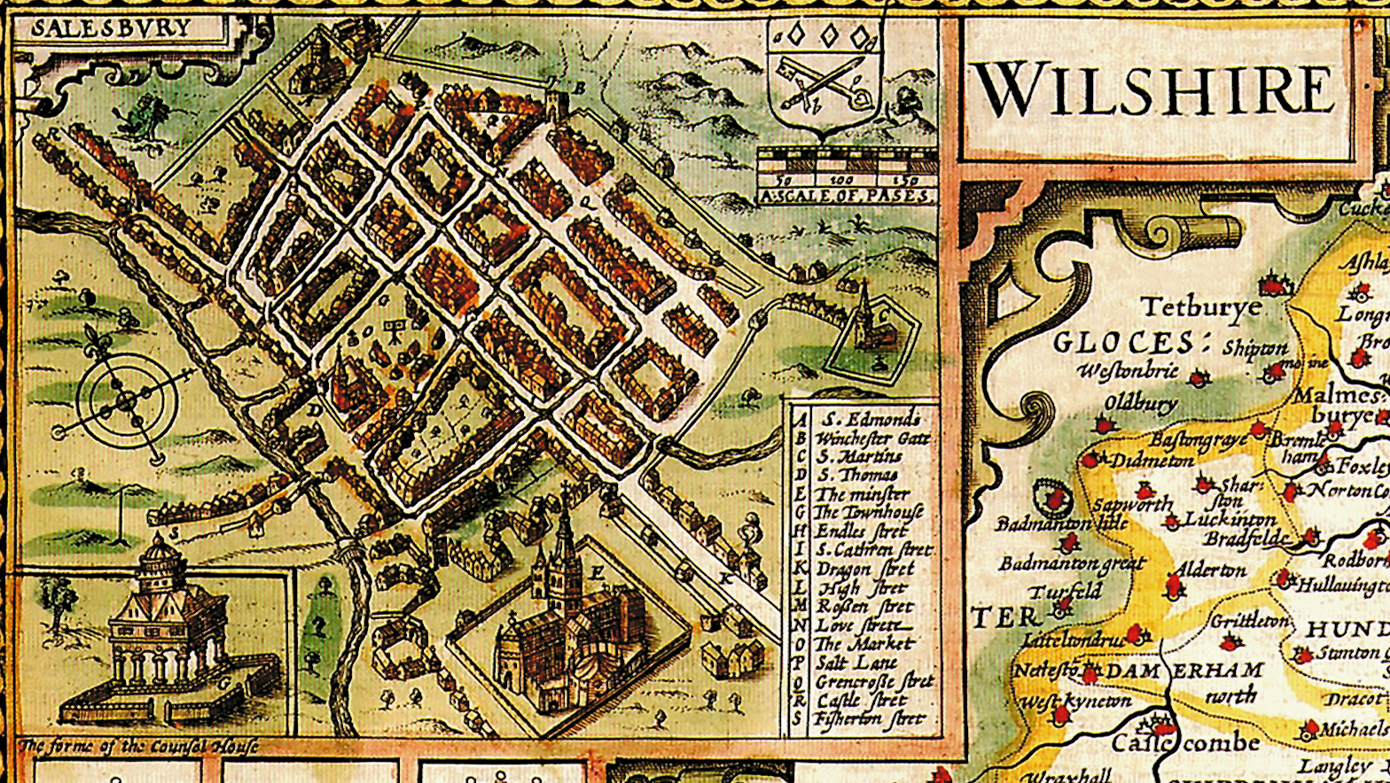 Map of Wiltshire - John Speed (1610) - Image 3