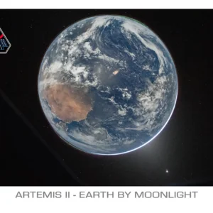 Artemis 2 - Earth By Moonlight