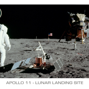 Apollo 11 Mission – Landing Site – A2 / A3 print – Iconic image